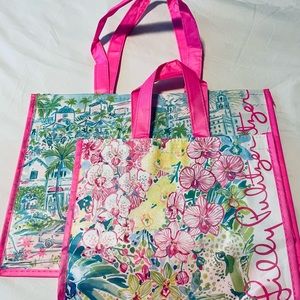 Two Lily Pulitzer Shopper Bags